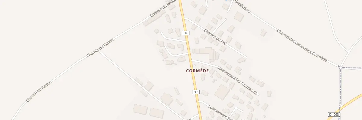 Plan du 6 Lot des Colzas Cormede aux Martres-d’Artière