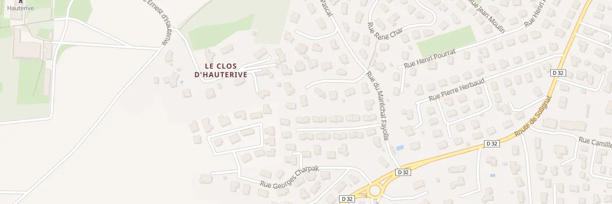 Plan du 29 Rue du Marechal Fayolle à Issoire