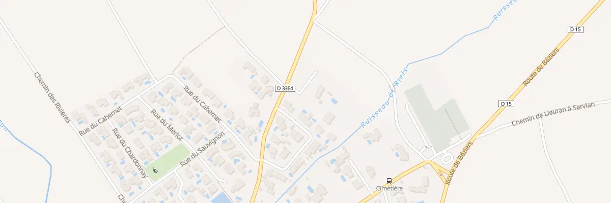 Plan du 1 Imp du Clos Christian à Lieuran-lès-Béziers
