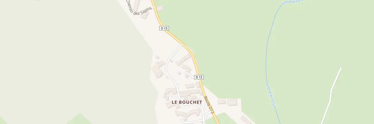 Plan du 5040 Le Bouchet à Rageade