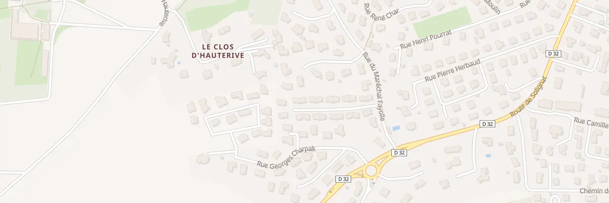 Plan du 15 Rue du Marechal Fayolle à Issoire