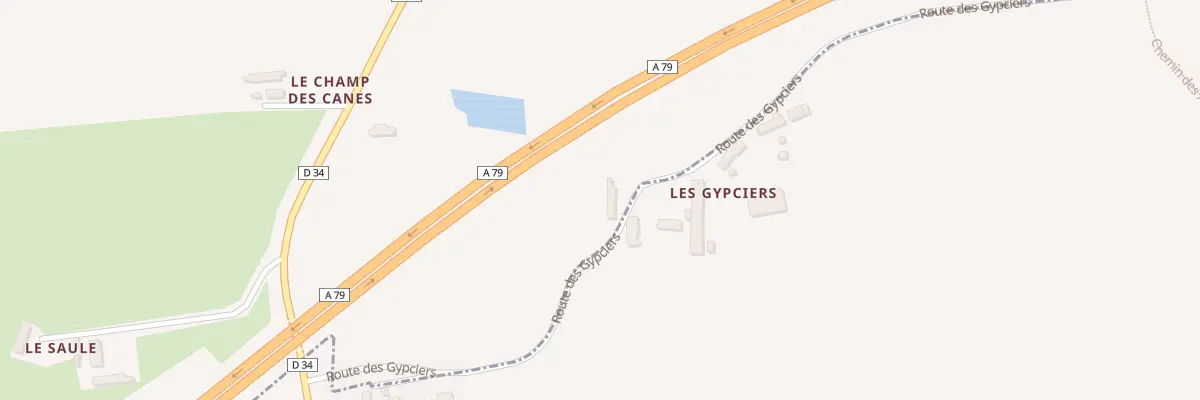 Plan du 5213 Les Gipciers à Besson
