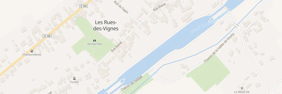 Plan du 294 Rue Basse aux Rues-des-Vignes