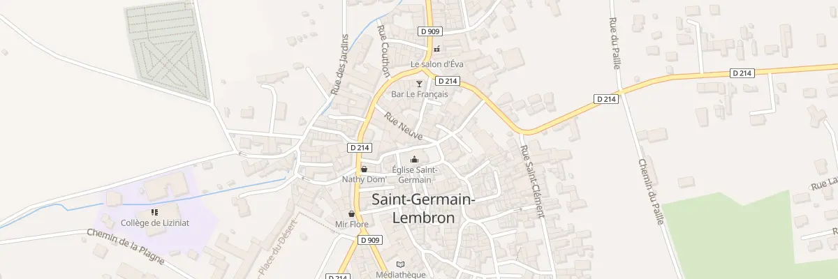 Plan du 10 Rue Neuve à Saint-Germain-Lembron