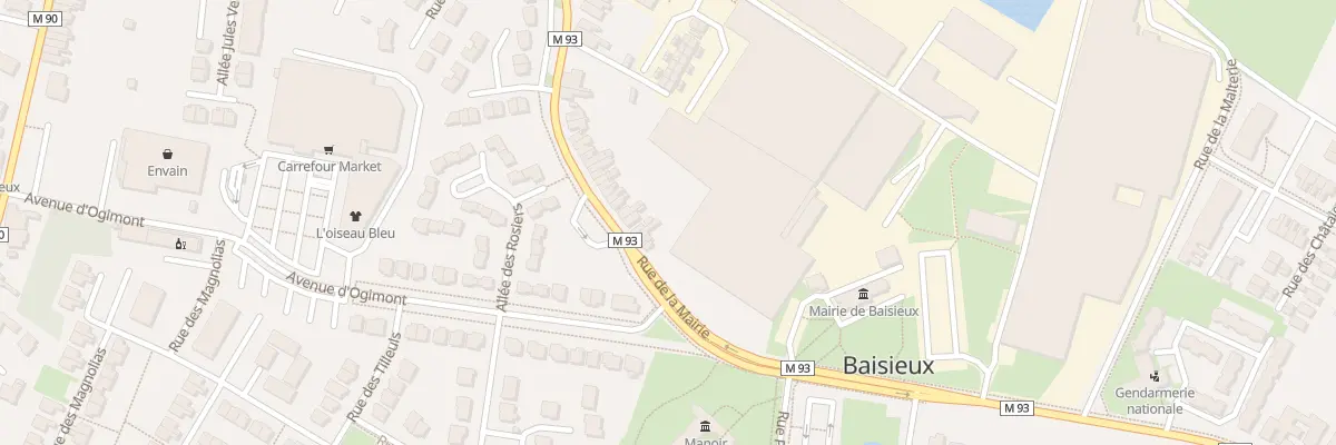 Plan du 537 Rue de la Mairie à Baisieux