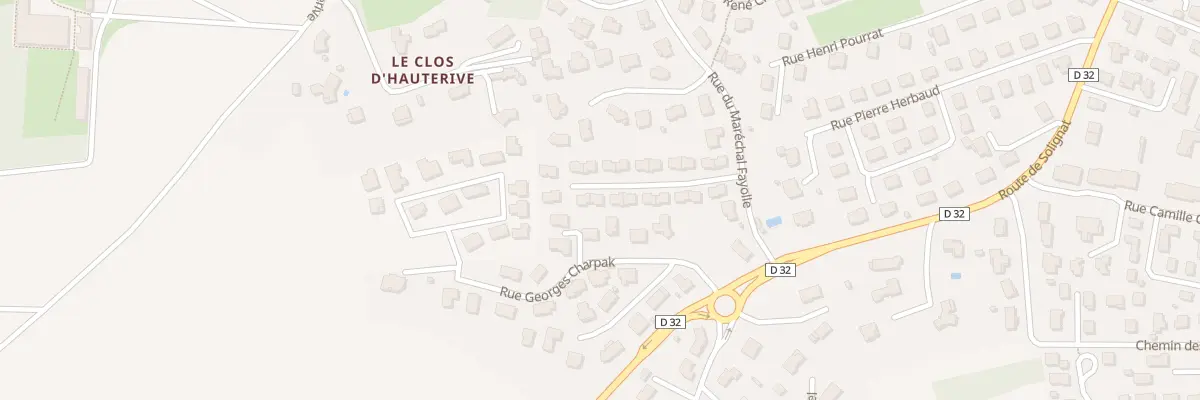 Plan du 10 Rue du Marechal Fayolle à Issoire