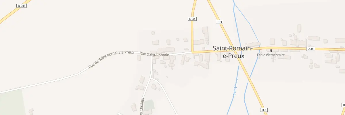 Plan du 43 Rue Saint Romain à Sépeaux-Saint Romain