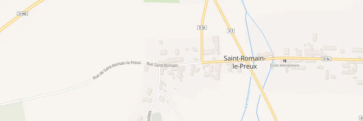 Plan du 16 Rue de St Romain Le Preux à Sépeaux-Saint Romain