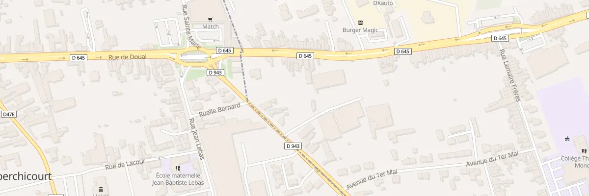 Plan du 67 Rue des Freres Fache à Aniche