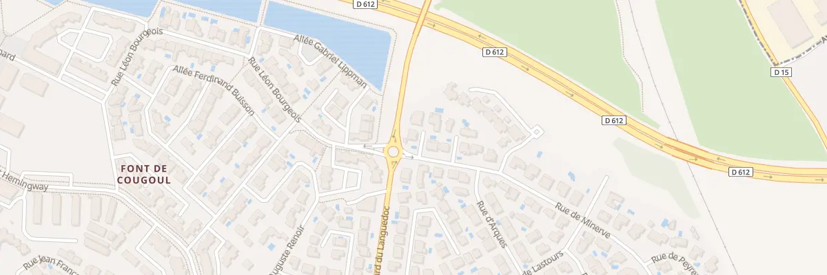 Plan du 11 Rue de Minerve à Béziers