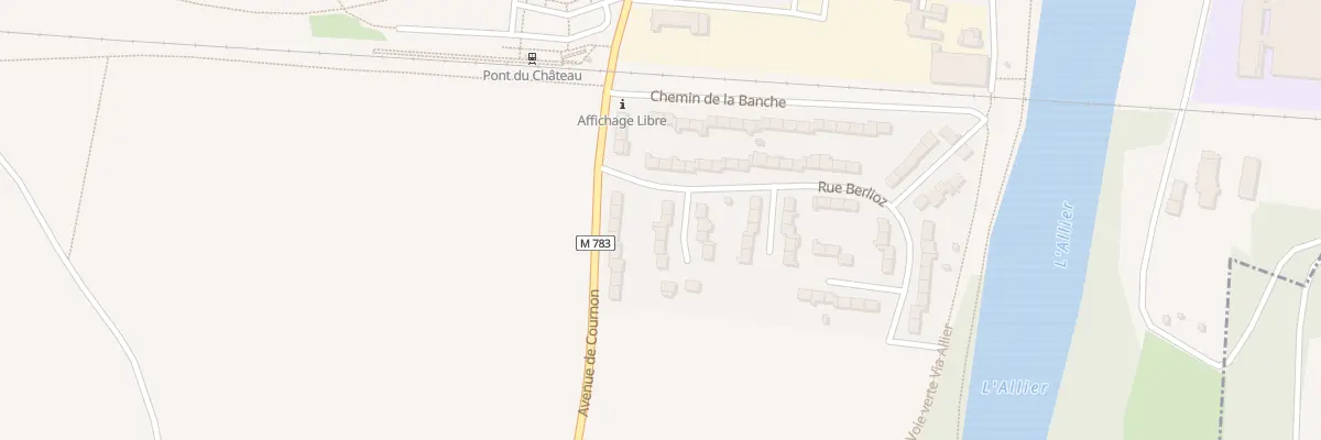 Plan du 4 All Berlioz à Pont-du-Château
