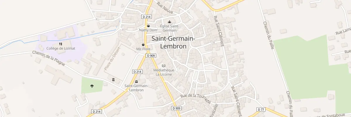 Plan du 11 Rue Rigaud à Saint-Germain-Lembron