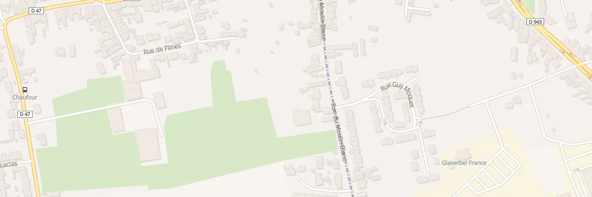 Plan du 40 Rue du Moulin Blanc à Auberchicourt