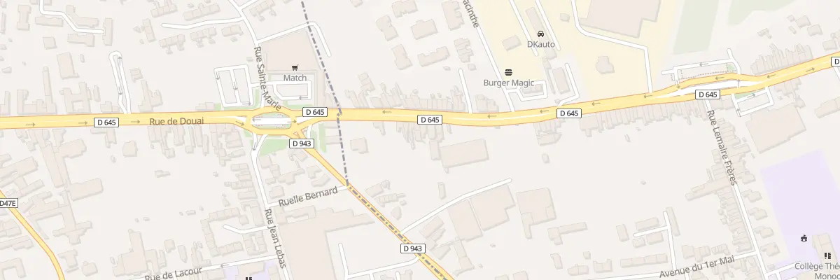 Plan du 63B Rue des Freres Fache à Aniche