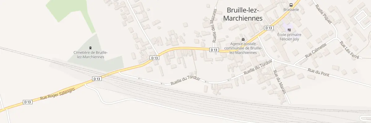 Plan du 63 Rue Roger Salengro à Bruille-lez-Marchiennes