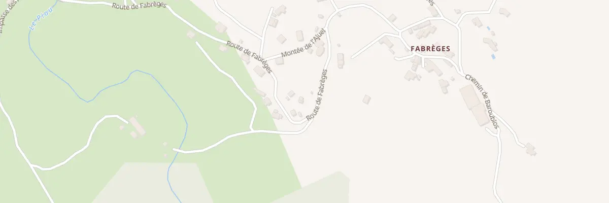 Plan du 5061 Fabreges à Antrenas