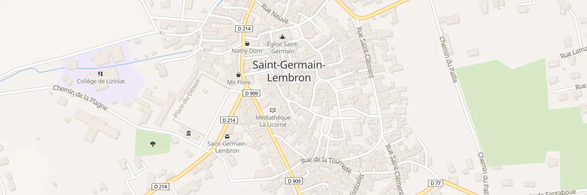 Plan du 11 Rue Rigaud à Saint-Germain-Lembron