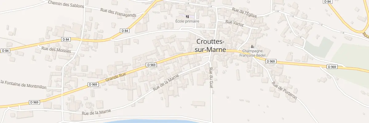 Plan du 44B Rue de la Marne à Crouttes-sur-Marne
