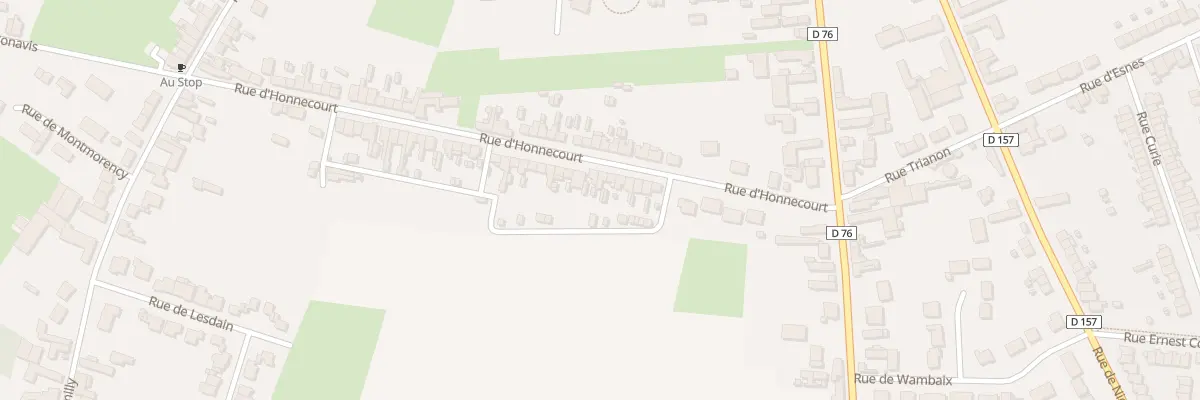 Plan du 72 Rue d’Honnecourt à Cambrai