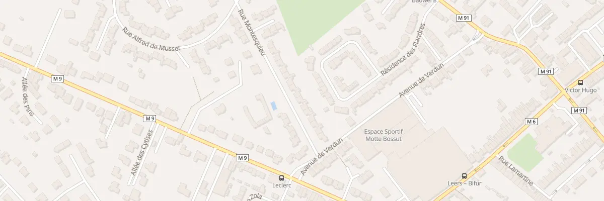 Plan du 14 Rue Montesquieu à Leers