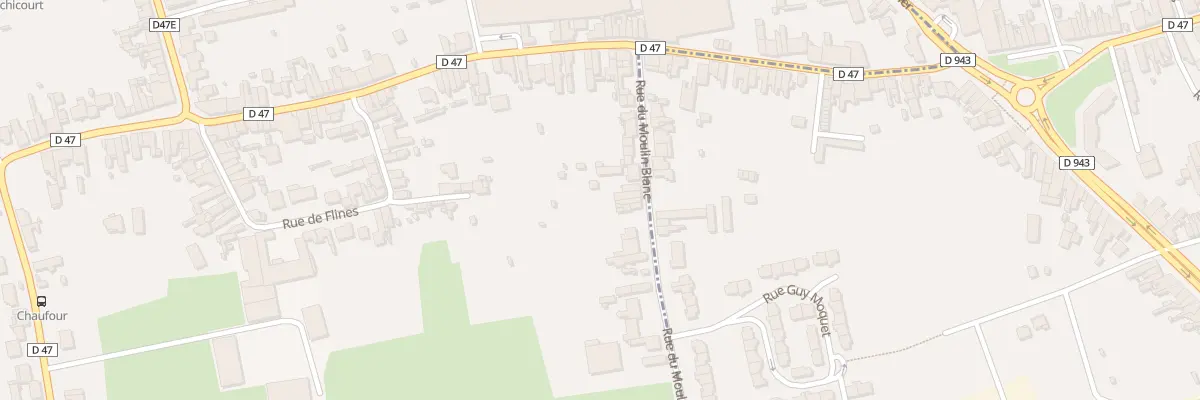 Plan du 22 Rue du Moulin Blanc à Auberchicourt