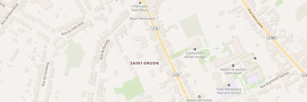 Plan du 46 Rue Saint-druon à Cambrai