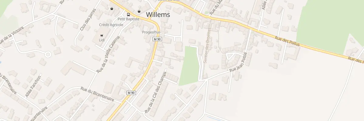 Plan du 17 Rue du Pt Lannoy à Willems