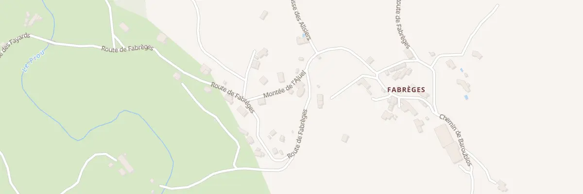 Plan du 5166 Fabreges à Antrenas