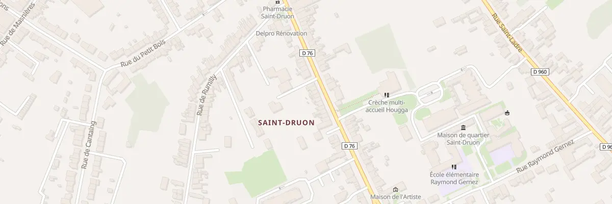 Plan du 48 Rue Saint-druon à Cambrai