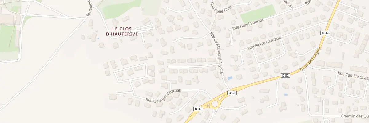 Plan du 17 Rue du Marechal Fayolle à Issoire