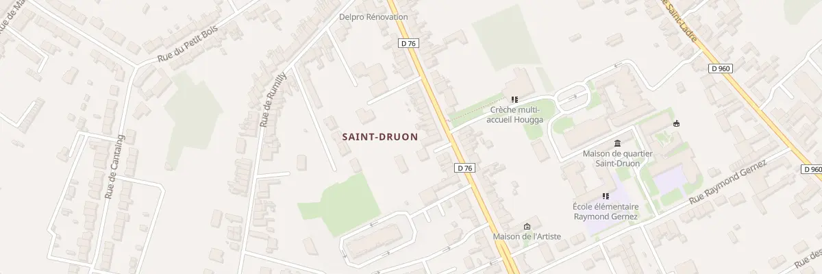 Plan du 58 Rue Saint-druon à Cambrai