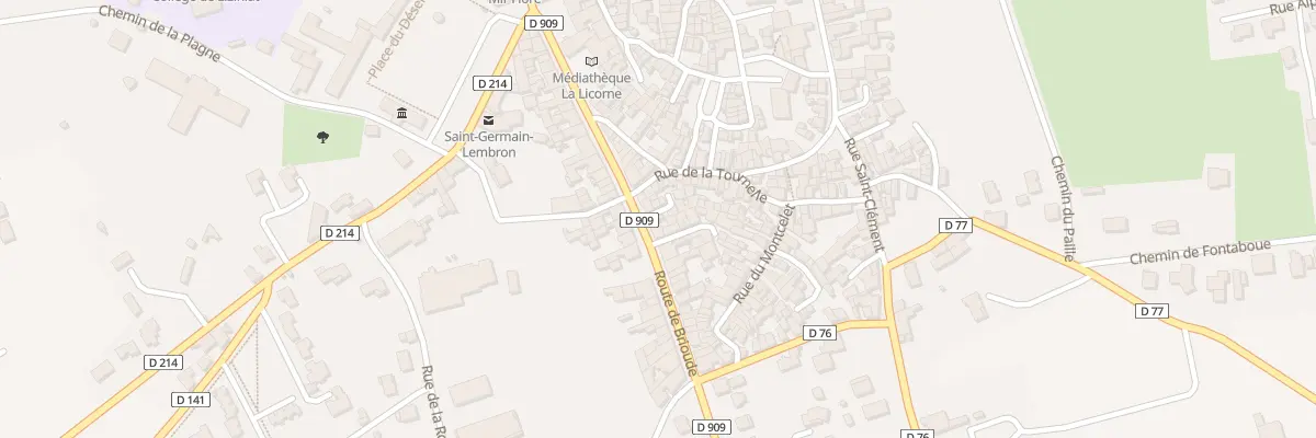 Plan du 41 Rte de Brioude à Saint-Germain-Lembron