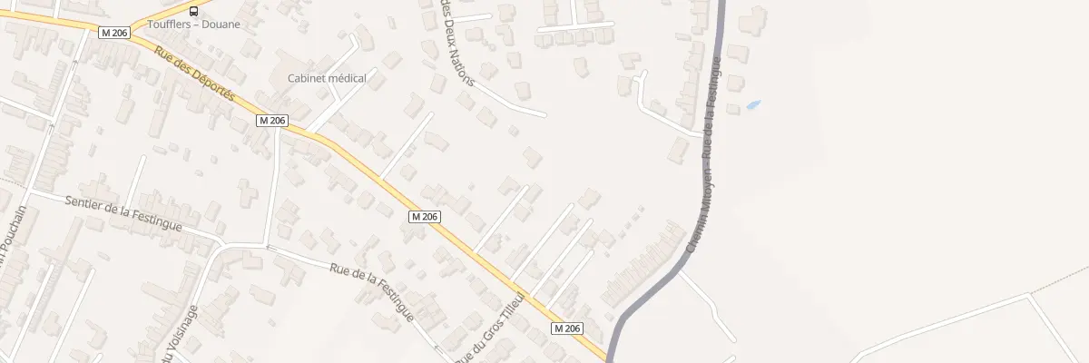 Plan du 161A Rue des Déportés à Toufflers