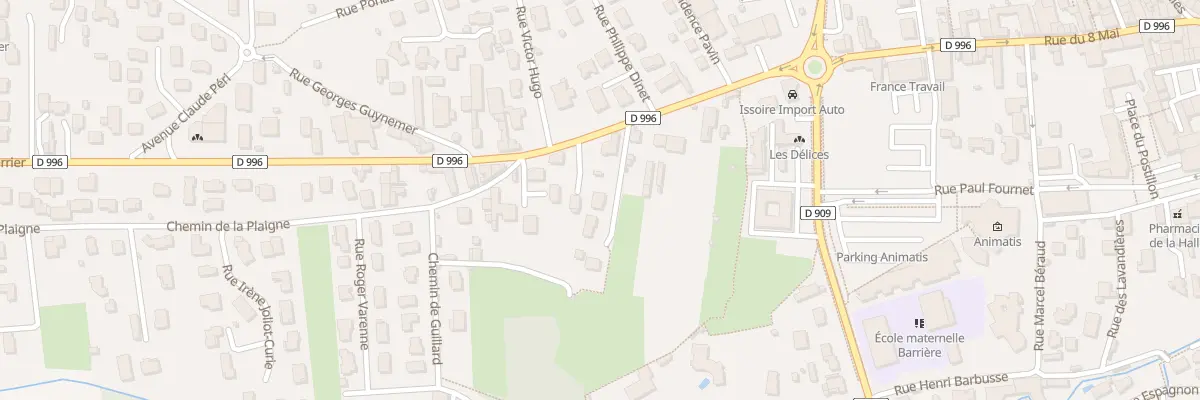 Plan du 69T Rue du Huit Mai à Issoire