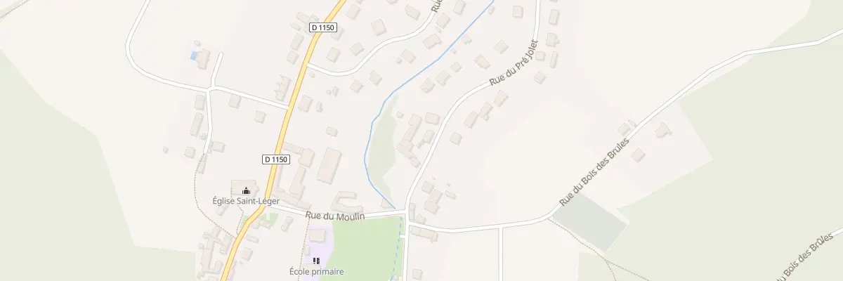 Plan du 5 Rue du Pre Jolet à Pernant