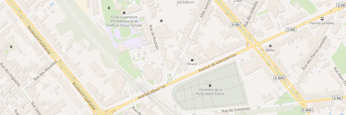 Plan du 1 All Saint-roch à Cambrai