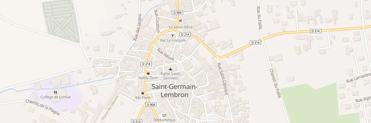 Plan du 4 Pl Saint-Esprit à Saint-Germain-Lembron