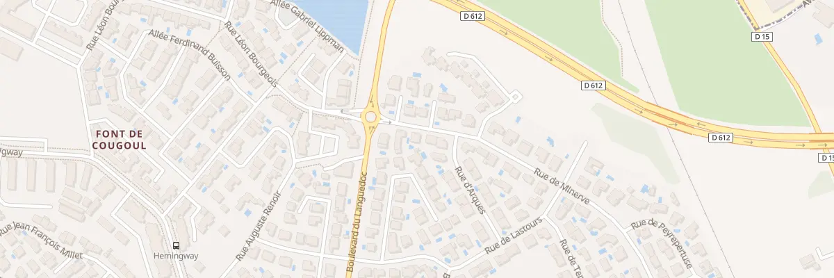 Plan du 46 Rue de Minerve à Béziers