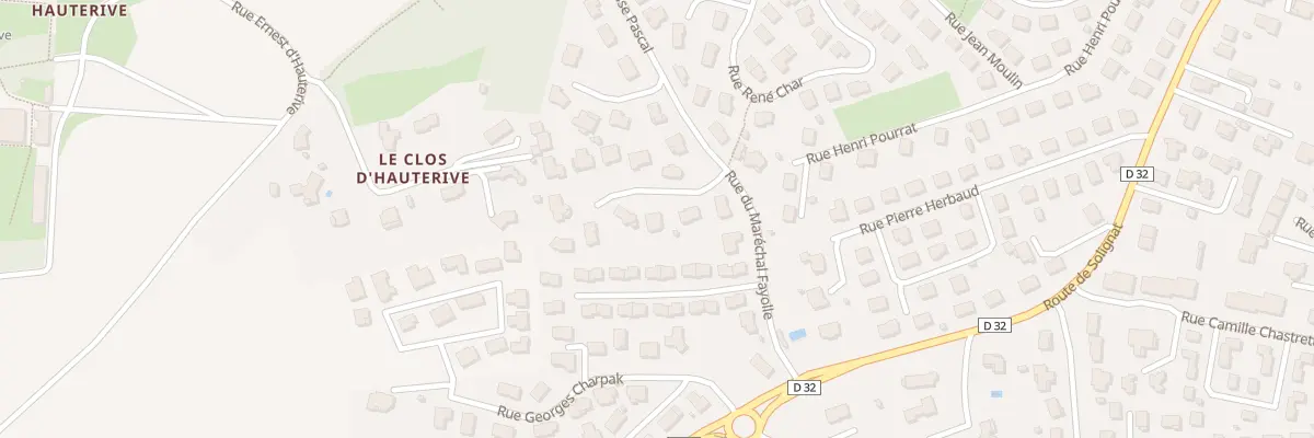 Plan du 27 Rue du Marechal Fayolle à Issoire