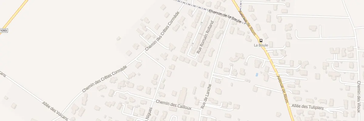 Plan du 22 Rue Romain Rolland à Pont-du-Château