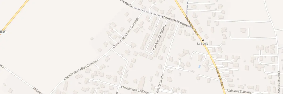 Plan du 18 Rue Romain Rolland à Pont-du-Château
