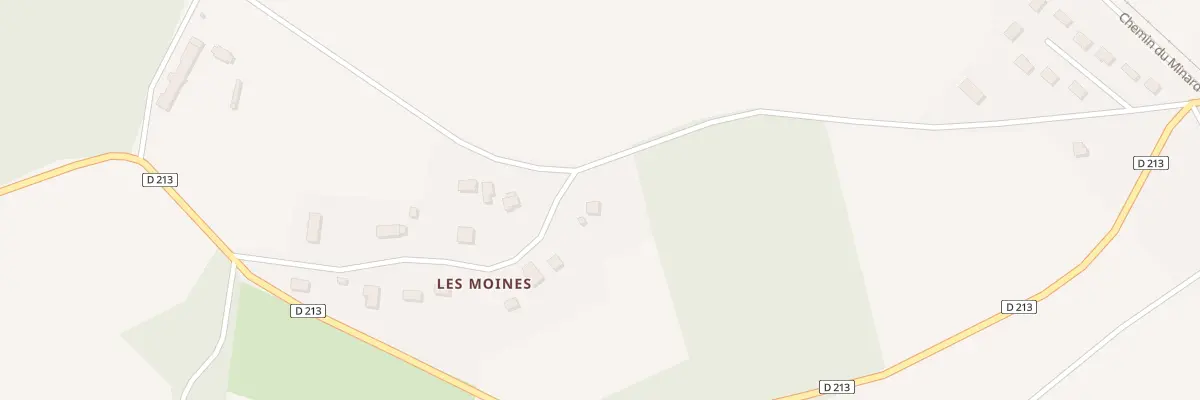 Plan du 9001 Les Moines à Dracy