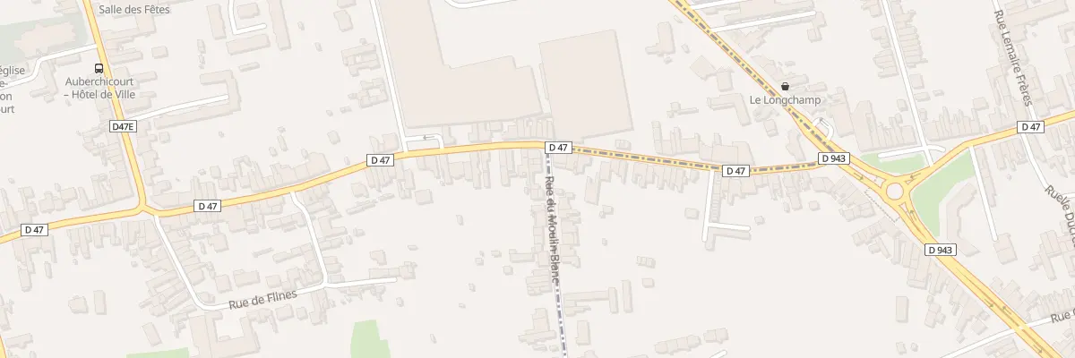 Plan du 4 Rue du Moulin Blanc à Auberchicourt
