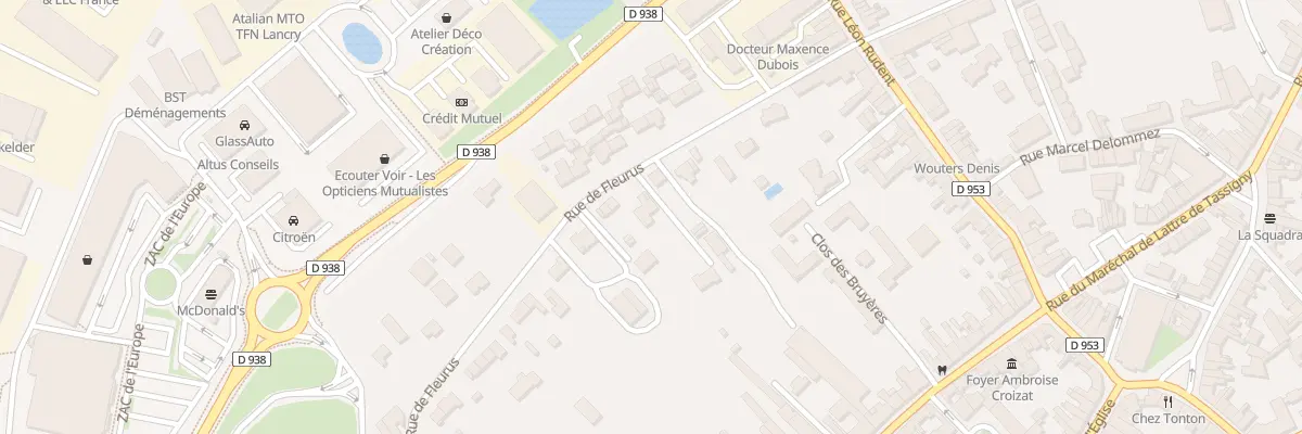 Plan du 40B Rue de Fleurus à Orchies