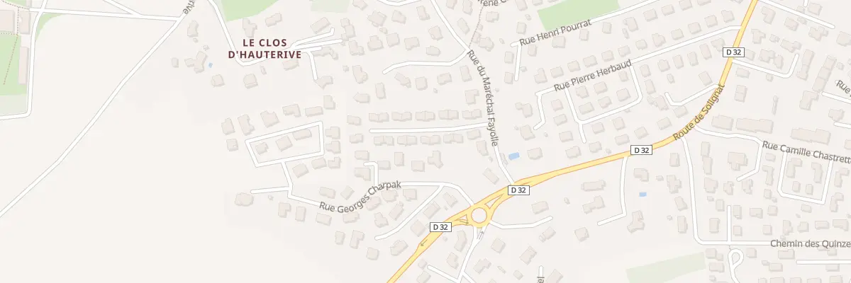 Plan du 7 Rue du Marechal Fayolle à Issoire