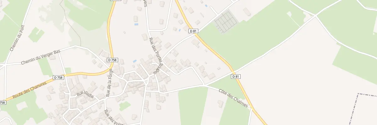 Plan du 5464 Rue des Chalmes à Saint-Maurice