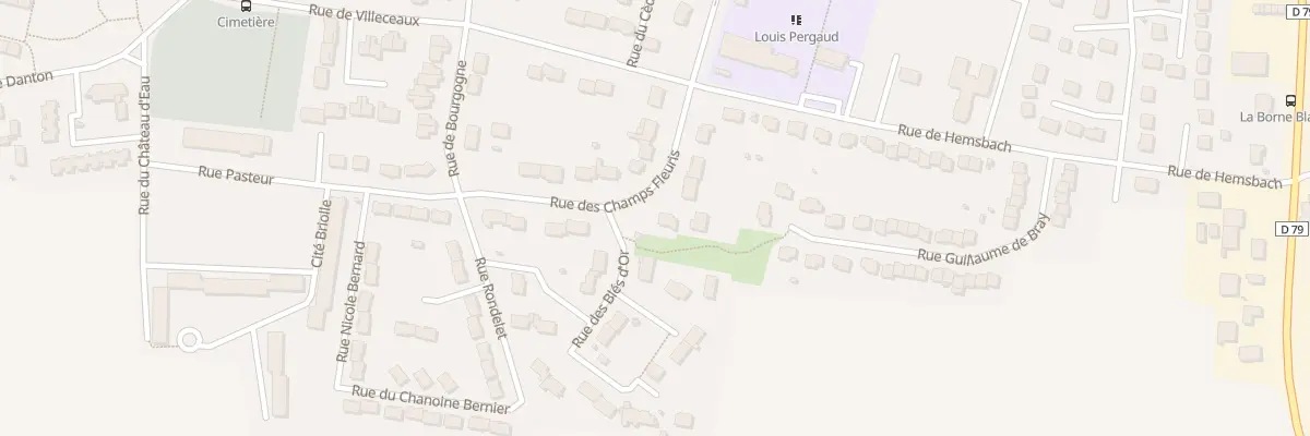 Plan du 22 Rue des Champs Fleuris à Bray-sur-Seine