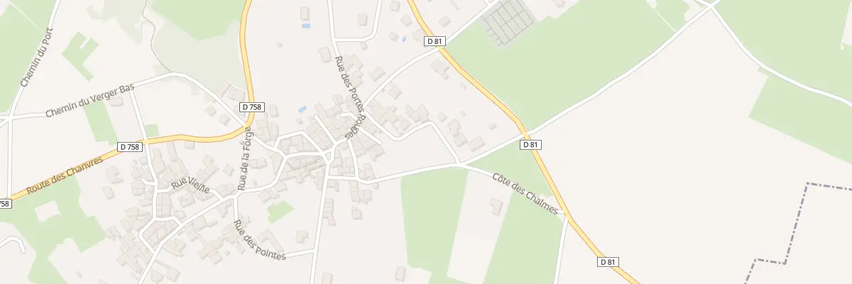 Plan du 6 Rue des Chalmes à Saint-Maurice