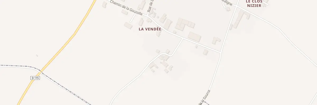 Plan du 4 Chem de la Vendée à Louchy-Montfand