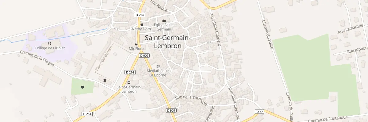 Plan du 5 Rue de la Treille à Saint-Germain-Lembron